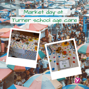 collage of cupcakes and baked goods at market day