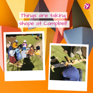 images of kids playing at campbell childcare