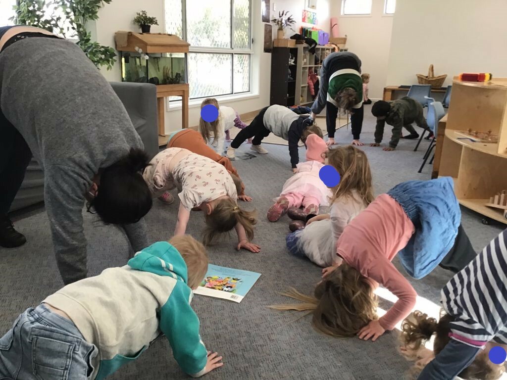 Dreamtime learning and yoga at Conder YWCA Canberra Children's Service